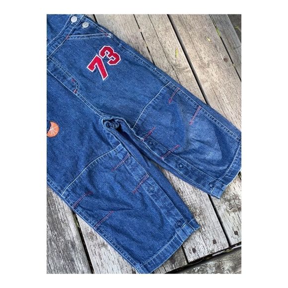 Cherokee Denim Coveralls Overalls Patches - Picture 5 of 11